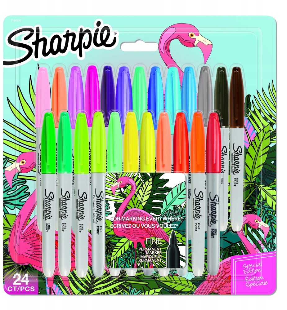 Markerių rinkinys Sharpie Fine Flaming 24 vnt. - 2169766