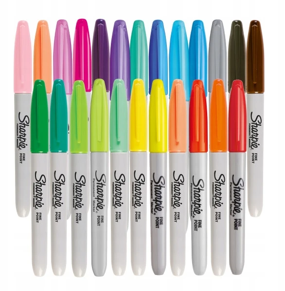 Markerių rinkinys Sharpie Fine Flaming 24 vnt. - 2169766