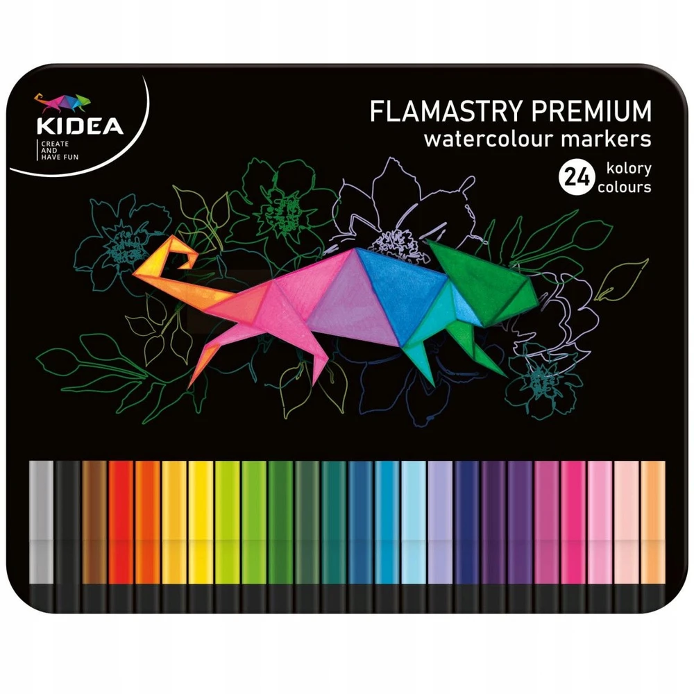 Derform Flomasteris 24 sp. „Kidea“ (FKMP24KA)
