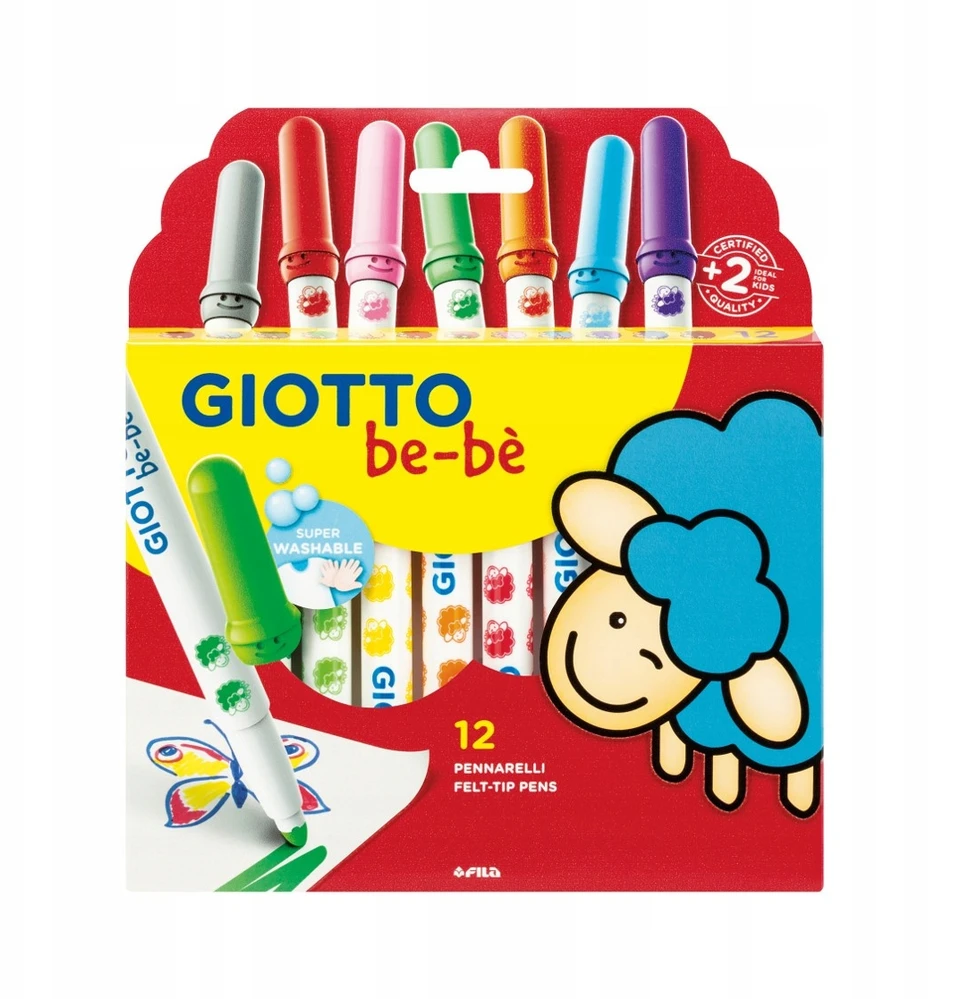 Fila Flomasteris Giotto be-be 12vnt.