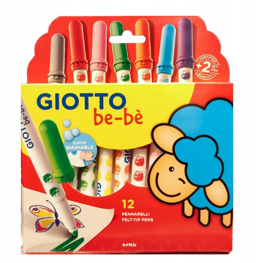 Fila Flomasteris Giotto be-be 12vnt.