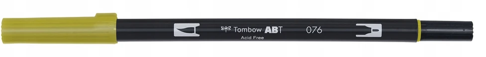 Flomasteris Tombow ABT 076, žalia ochra
