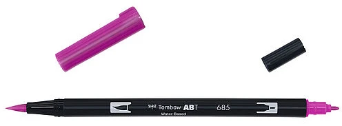Flomasteris Tombow ABT 685, tamsi fuksija