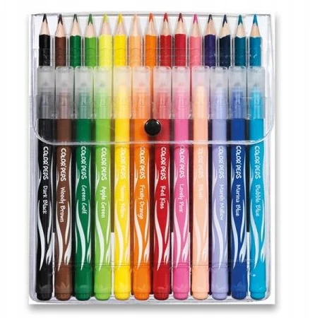 Flomasterių ir pieštukų rinkinys MAPED ColorPeps Jungle, 12 spalvų+15 spalvų