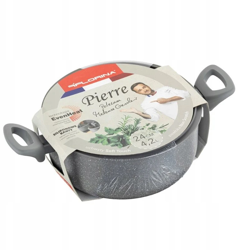 FLORINA Aliuminis puodas Pierre 24 cm 4,2L, Mateusz Gessler