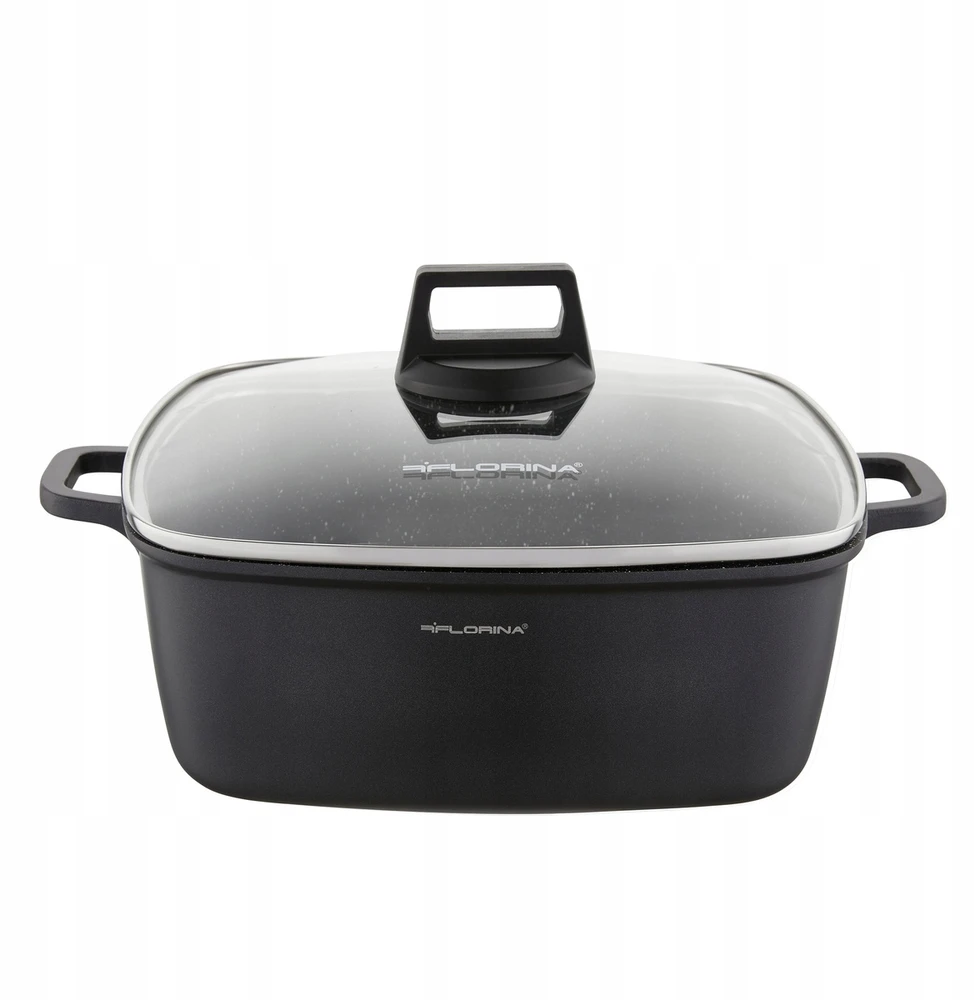 Florina Chef kvadratinis aliuminio puodas 28 cm 5,8L orkaitei