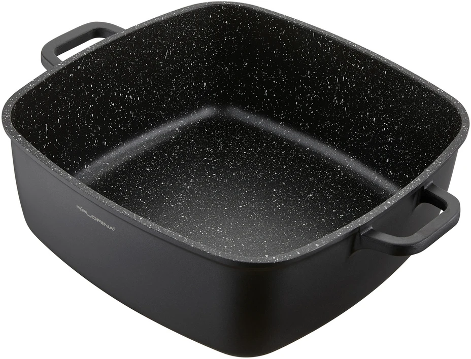 Florina Chef kvadratinis aliuminio puodas 28 cm 5,8L orkaitei
