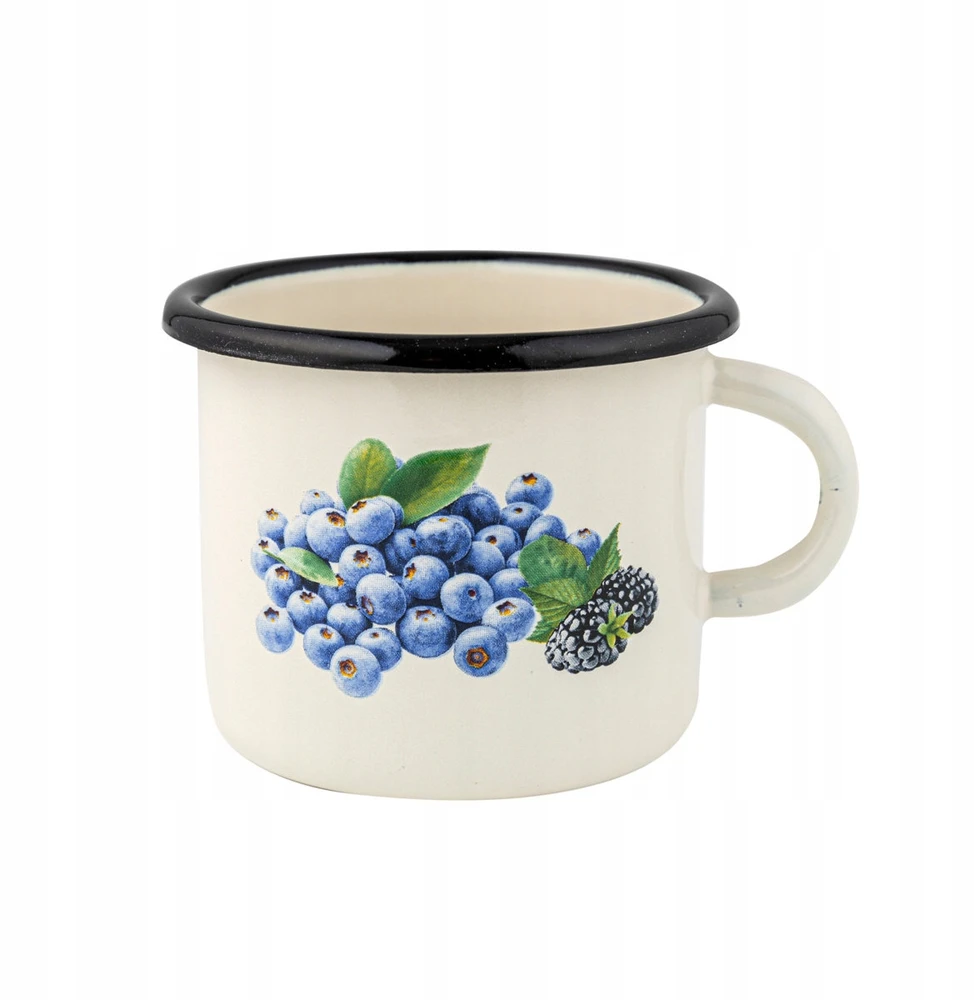 Florina Emalia Pleszew Blueberry rinkinys 2 puodeliai 0,5 l ir 1 l + puodas 1,3 l indukcinis