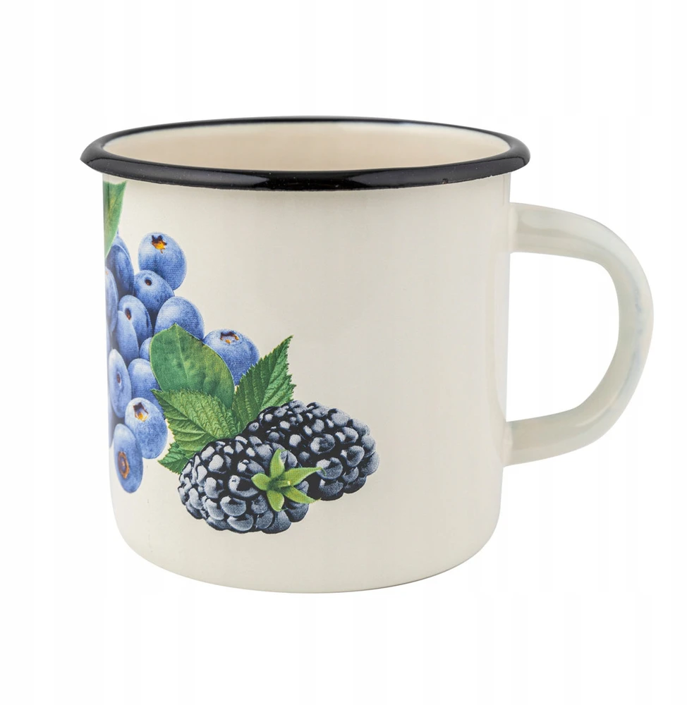 Florina Emalia Pleszew Blueberry rinkinys 2 puodeliai 0,5 l ir 1 l + puodas 1,3 l indukcinis