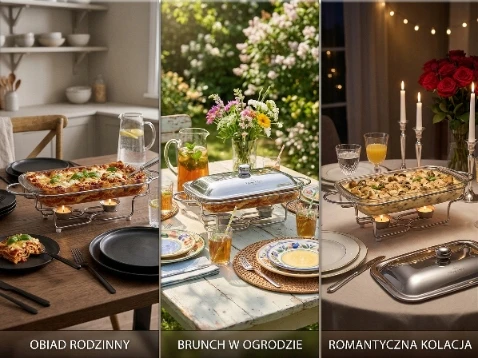 Florina Ferro kepimo indas 35x21 cm 2 l su šildytuvu, plieno