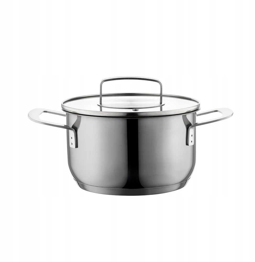 Florina Infinity nerūdijančio plieno puodas 16 cm 1,6L su dangteliu, dujų indukcija