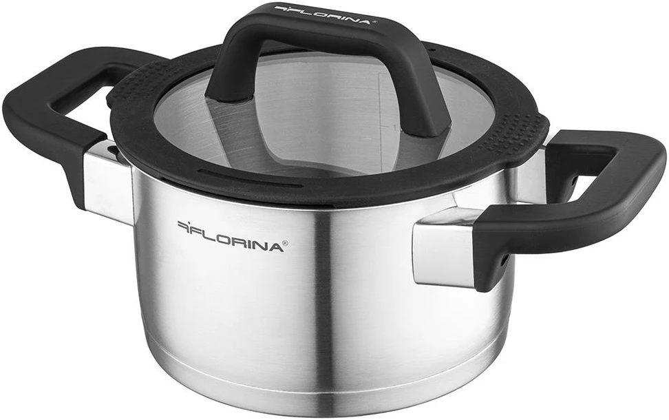 FLORINA Nerūdijančio plieno puodas 16cm 1,8L CHEF M.Gessler