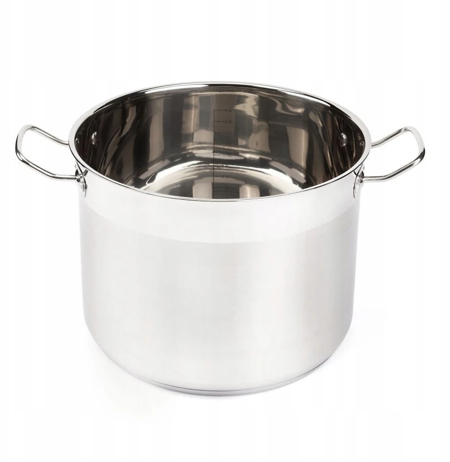 Florina Nerūdijančio plieno puodas GASTRO STRAIGHT 26 cm 10,5L INDUKCINIS