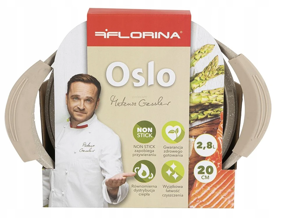 Florina Oslo Aliumininis Puodas 20 cm, 2.8 L