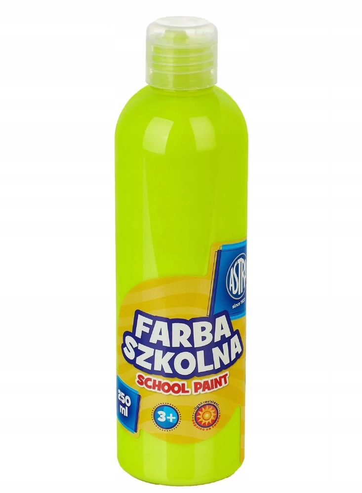 Fluorescenciniai dažai Astra, 4 spalvos, 250 ml rinkinys