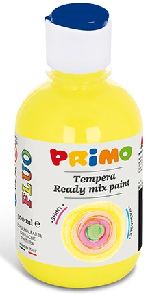 Fluorescenciniai plakato dažai Primo, geltoni, 300ml