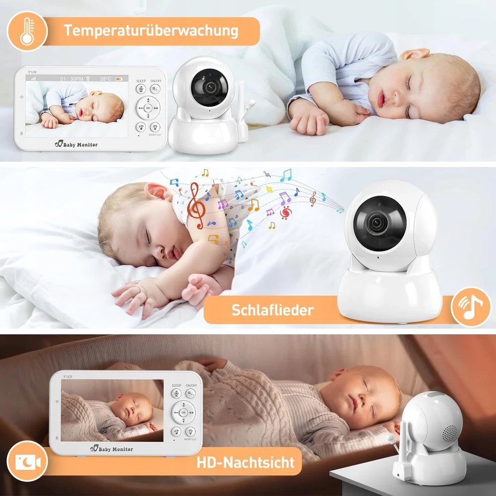 FNITAER 5" ELEKTRONINĖ AUKŠLĖ BE WIFI, 4X ZOOM TRANSLIAVIMO KAMEROS, TERMOMETRAS