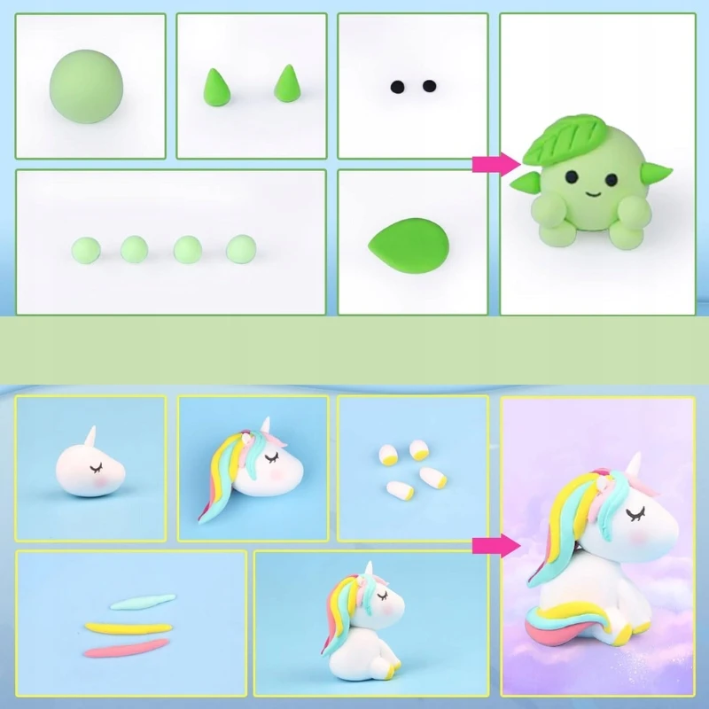 FOAM PLAYSTINE MODELIUOJAMASIS POLYMERINIS MOLIS FOAM CLAY 24 Vnt.