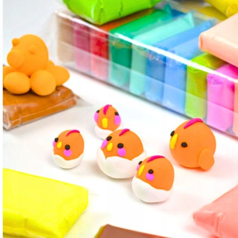FOAM PLAYSTINE MODELIUOJAMASIS POLYMERINIS MOLIS FOAM CLAY 24 Vnt.