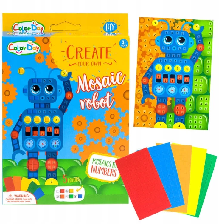 FOAM STICKBOOK CREATIVE MOSAIC CREATIVE DIY RINKINYS VAIKAMS