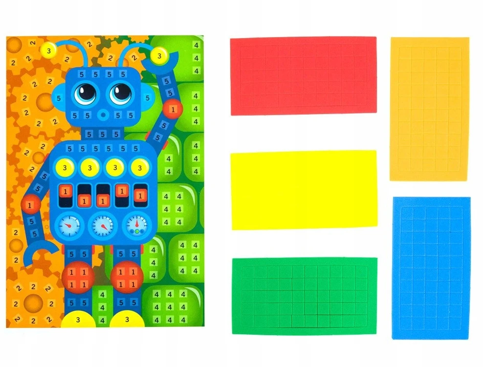 FOAM STICKBOOK CREATIVE MOSAIC CREATIVE DIY RINKINYS VAIKAMS