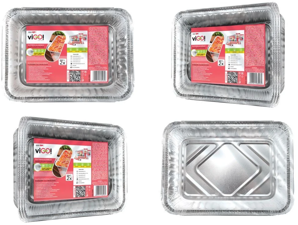 Kepimo padėklai kepsninei Mustang, 31 cm x 21 cm 12vnt.