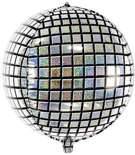 PartyDeco Folinis balionas "Disko kamuolys", 40cm