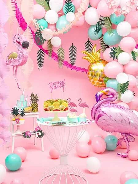 Party Deco PartyDeco Folinis balionas "Flamingas" 70 x 95 cm