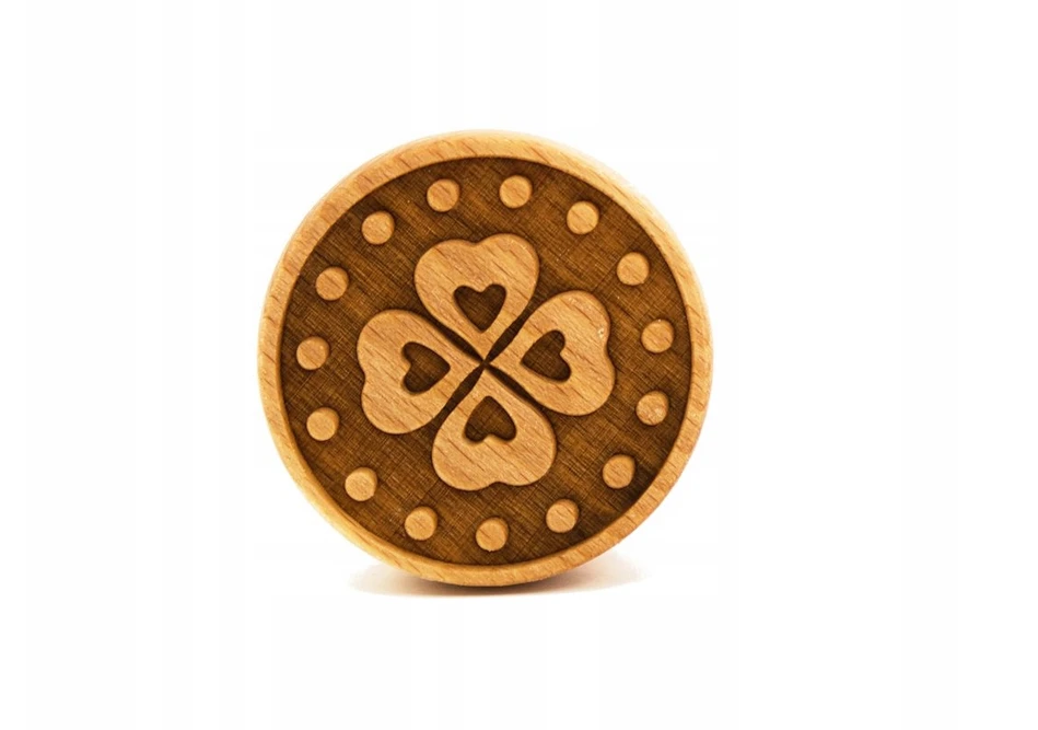 Folkroll Clover Graviruotas sausainių antspaudas