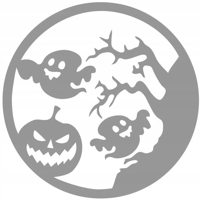 Folkroll Sausainių pjaustyklė HALLOWEEN GHOSTS PUMPKINS STAMP STAMP CUTTER