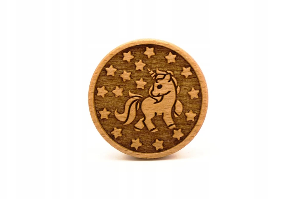 Folkroll Unicorn Graviruotas sausainių antspaudas