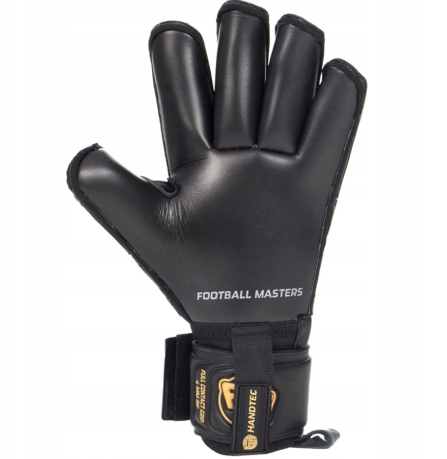 Football Masters Vartininko pirštinės Full Contact, juodos