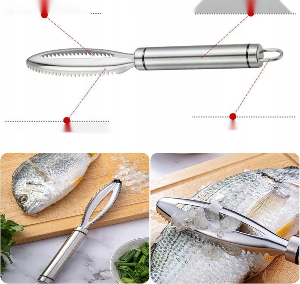 FOR FISH 245 CM NERŪDIJANČIO PLIENO SIDABARAS EFEKTYVUS VALYMAS VIRTUVĖ