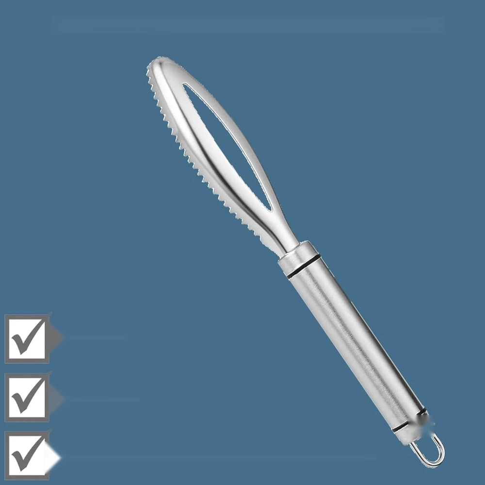 FOR FISH 245 CM NERŪDIJANČIO PLIENO SIDABARAS EFEKTYVUS VALYMAS VIRTUVĖ