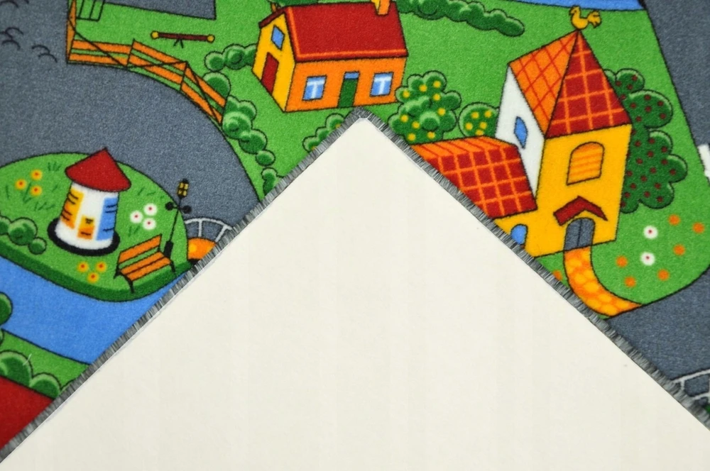 Fortero Dywan Dla Dzieci Mata Dziecięcy Uliczki Little Village Drogi Ulice 200x300