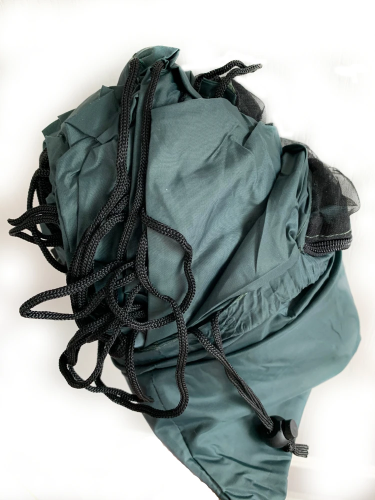FOSCO - Nylon hammock with mosquito net 210 x 140 cm