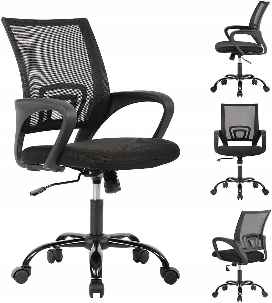 Fotel biurowy GIOSEDIO NFX004 | Obrotowy ergonomiczny su siatki i tkaniny