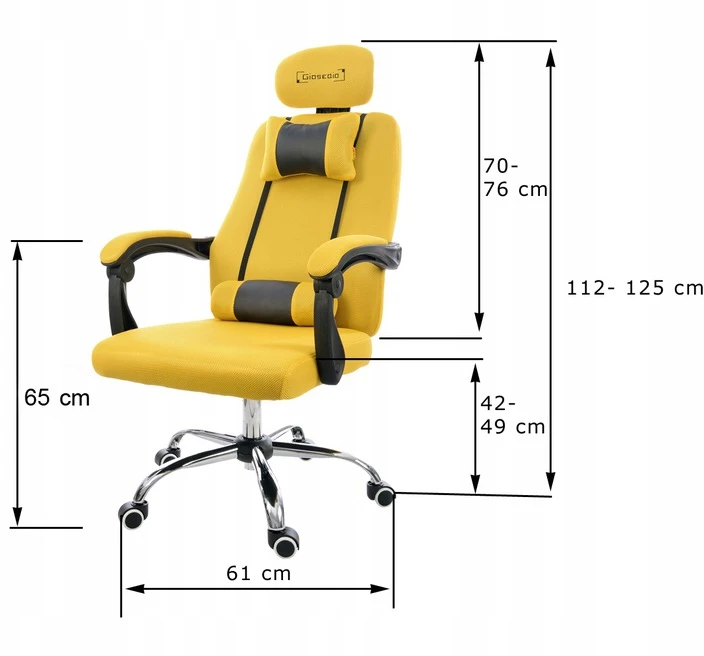 Fotel biurowy leżanka krzesło GIOSEDIO GPX002