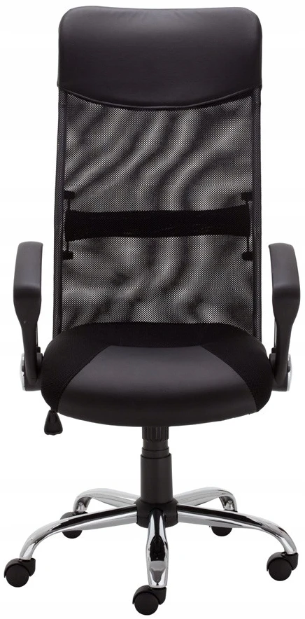 Fotel biurowy W-03 HIT GTP JUODA siatka Nowy Styl