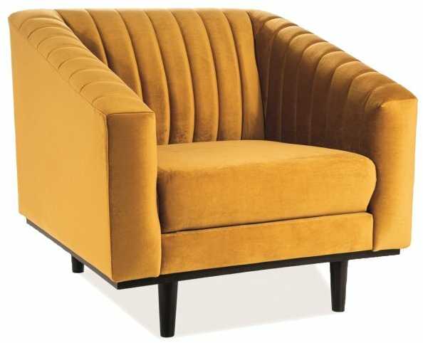 Signal Meble Fotelis Signal ASPREY 1 VELVET, pilkas