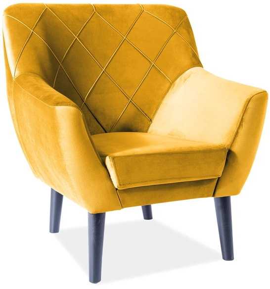 Signal Meble Fotelis Signal ASPREY 1 VELVET, pilkas
