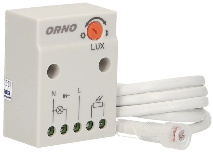 Fotorelė ORNO, 2300 W, IP65 jutiklis, dėžutė, OR-CR-232