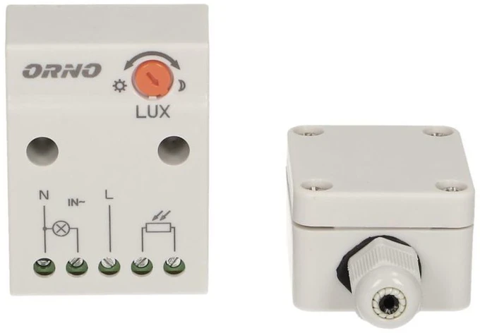 Fotorelė ORNO, 2300 W, IP65 jutiklis, OR-CR-233