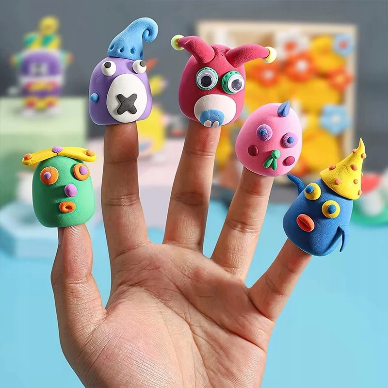 Fotorob Plastilino polimerinio molio rinkinys iš 36 spalvų Žaidimų tešlos vaikams