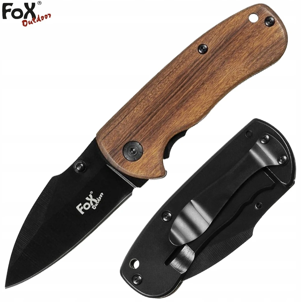 Max Fuchs MFH Fox Outdoor kompaktiškas lenktinis peilis (44643)