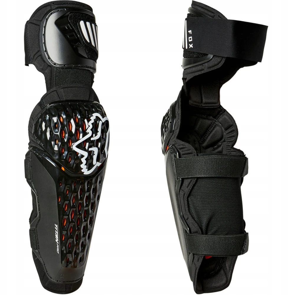 Fox Titan Pro D3O alkūnių apsaugos juodos L/XL