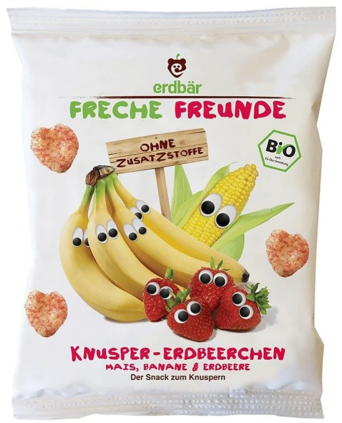 Freche Freunde Bio kukurūzų traškučiai 12m+ 30g