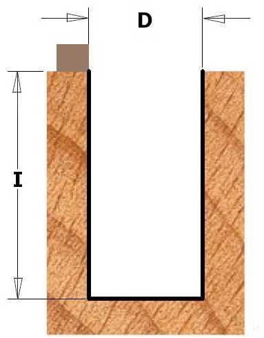 Kopijuojanti freza CMT Contractor K911-220B S=8 mm, D=22 mm