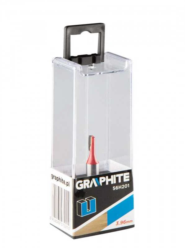 Frezavimo antgalis GRAPHITE 56H201: Tiesus, HM, 3,96 x 11 mm, kotas 8 mm