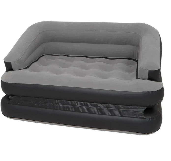 Froyak Pneumatinis čiužinys 2in1 sofa-lova 198x138cm Pilka